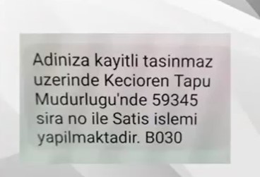 Tapu ve Kimlik Bilgileri Çalınıyor, Eviniz, İşyeriniz Arsanız Habersiz Satılıyor! E Devlet SMS Kaydı Yaptırmayanlar Pişman Olacak