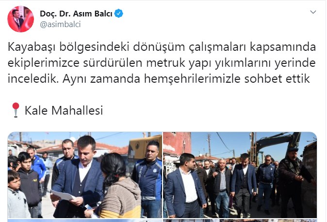 Altındağ Belediye Başkanı Asım Balcı Müjdeyi Verdi! Ankara Kalesi Çevresi Yenileniyor