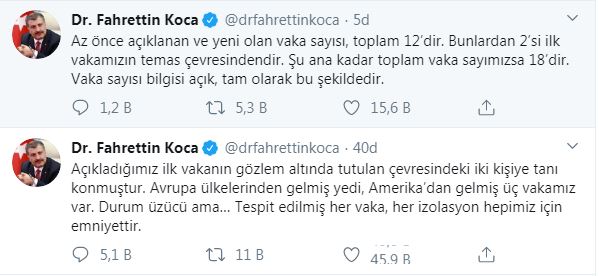 Sağlık Bakanı Açıkladı! Durum Üzücü, Vaka Sayısı Arttı