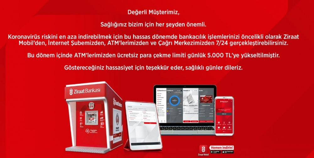 Corana Virüsü Nedeni İle Bankalar Kapanır Mı? Ziraat Bankası, İş Bankası, Akbank, Garanti BBVA, Yapı Kredi Açıklamaları!