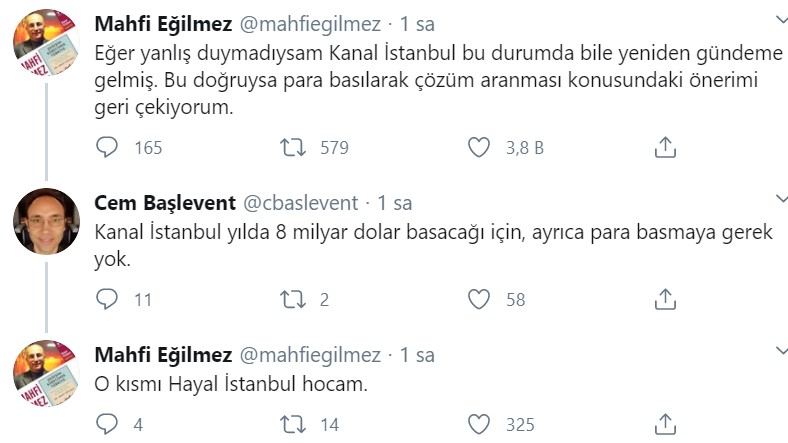 Ünlü Ekonomist Mahfi Eğilmez: Kanal Değil Hayal İstanbul!