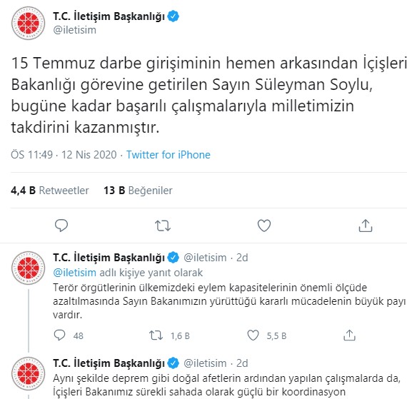 Son Dakika: Cumhurbaşkanı Erdoğan İçişleri Bakanı Süleyman Soylu'nun İstifasını Kabul Etmedi!