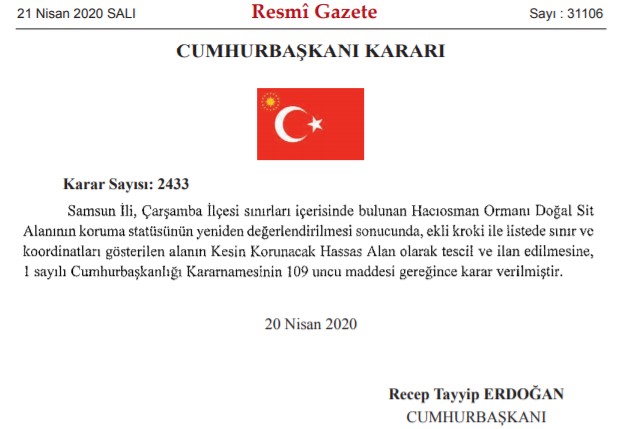 Bitlis, Ankara, Samsun, Konya, Antalya, Mersin, Muğla ve Van İlleri İçin Kesin Korunacak Hassas Alan Listesi Resmi Gazete İle Yayımlandı!