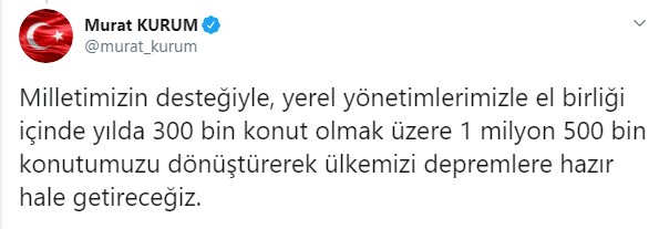 Bakan Murat Kurum'dan Çok Önemli Kentsel Dönüşüm ve Kira Yardımı Açıklaması!