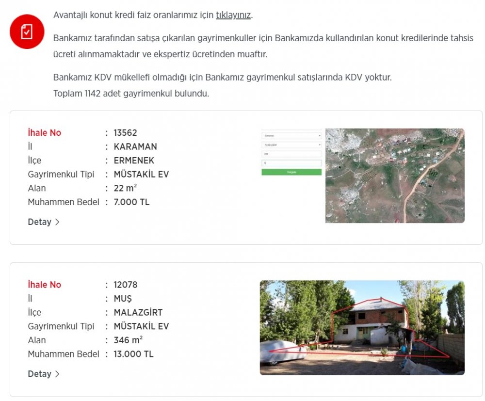 Bankalardan Satılık Ucuz Konutlar! Ev Sahibi Olmak İsteyenler İçin Ziraat Bankası, Halkbank ve Vakıfbank Satış İlanları