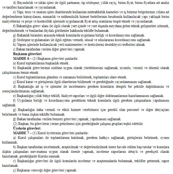 Çevre ve Şehircilik Bakanlığı Yüksek Fen Kurulu Başkanlığının Çalışma Esasları Yeniden Belirlendi!