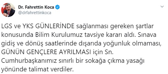 Son Dakika Haberi... Cumhurbaşkanı Erdoğan'dan Kısmi Sokağa Çıkma Yasağı Talimatı!