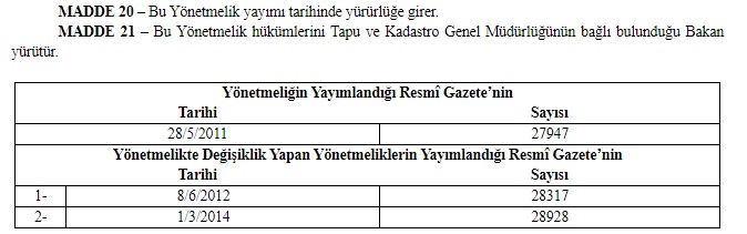 ÇŞB Tapu ve Kadastro Uzmanlığı Yönetmeliği Değiştirildi!