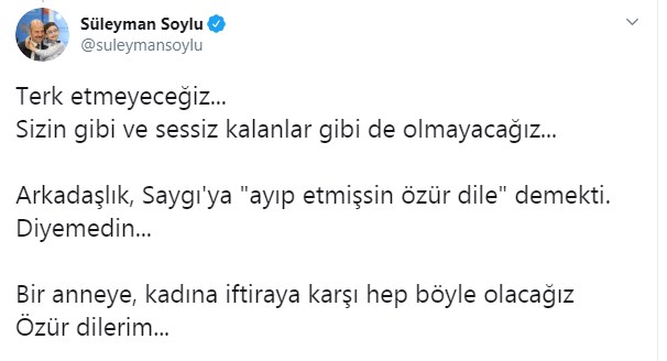 Süleyman Soylu'dan Kemal Kılıçdaoğlu'na Yanıt Geldi! Özür Diliyorum