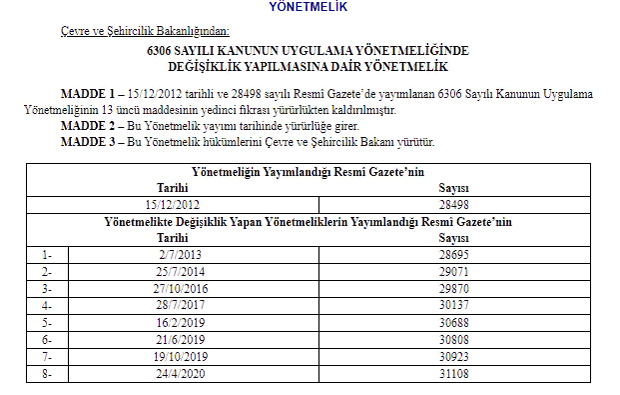 Kentsel Dönüşüm İle Alakalı Yeni Karar! Müteahhitlerden İstenen Üst Belge Şartı Kaldırıldı!