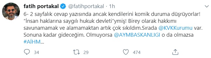 Çevre Ve Şehircilik Bakanlığı'nın Cevabı Fatih Portakal'ı İsyan Ettirdi: Avrupa İnsan Hakları Mahkemesi'ne Kadar Gideceğim!