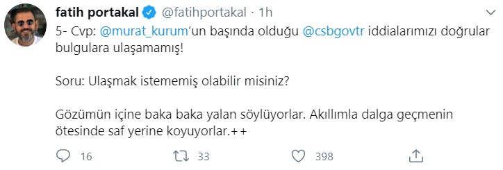 Çevre Ve Şehircilik Bakanlığı'nın Cevabı Fatih Portakal'ı İsyan Ettirdi: Avrupa İnsan Hakları Mahkemesi'ne Kadar Gideceğim!