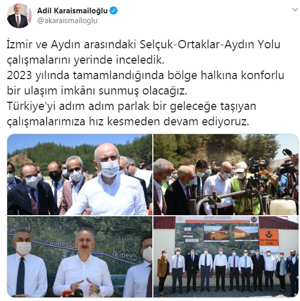 Bakan Karaismailoğlu: Açıkladı: İhalesi Yapılan Aydın Denizli Otoyolu Ne Zaman Açılacak?