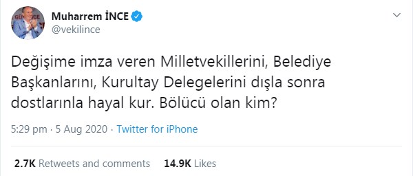 Kılıçdaroğlu ile Muharrem İnce Karşı Karşıya! Yeni Parti Geliyor Mu?