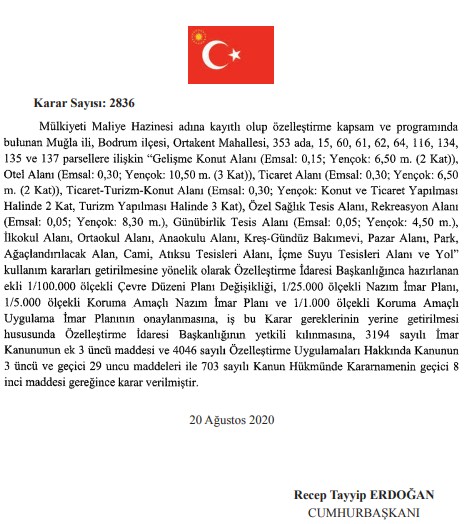 Yeni Özelleştirme Kararları Resmi Gazete İle Yayımlandı!