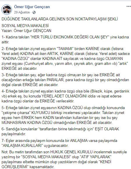 Yargıtay Emsal Karar Açıkladı: Düğünde Takılan Takılar Kime Aittir, Gelinin Mi, Damadı Mı?