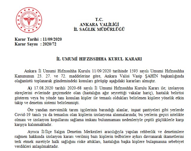 SON DAKİKA: Koranavirüs Vaka Sayısı Patlayan Ankara, İstanbul ve İzmir'de Tedbir Kararları Açıklandı! İşte Yeni Yasaklar