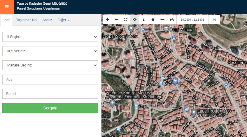 İnternetten Tapu Kadastro Ada Parsel Sorgulama İşlemleri Nasıl Yapılır?