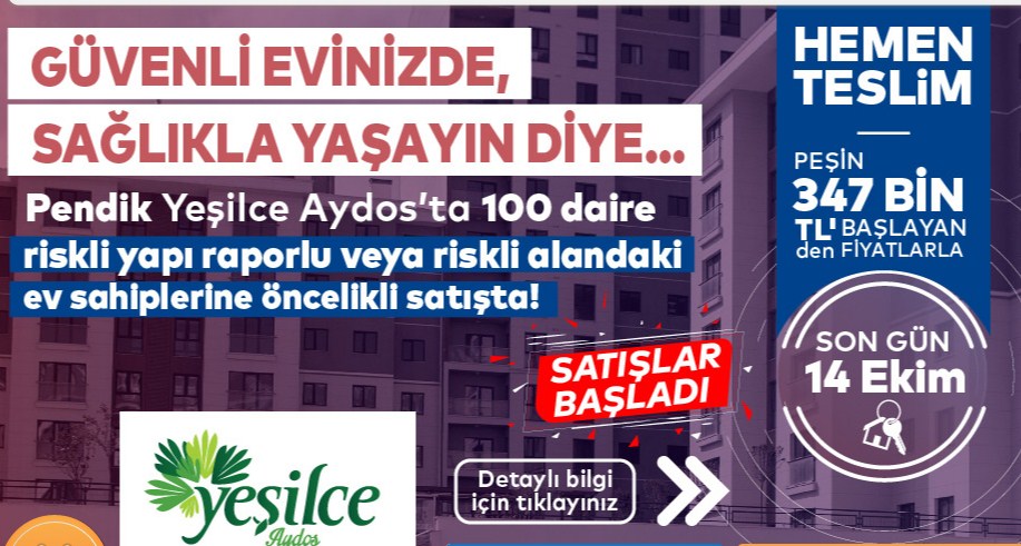 İstanbullulara KİPTAŞ'tan Ucuz Konut Müjdesi! Riskli Binalarda Oturanlara Yeni Ev Sahibi Olma İmkanı İçin Başvurular Başladı