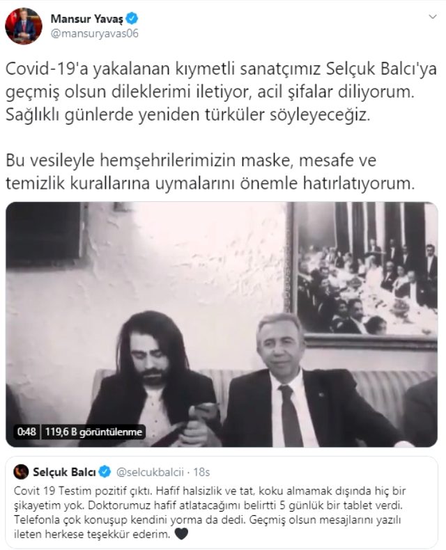 Sanat Dünyasında Koronavirüs Şoku! Ünlü Şarkıcı Selçuk Balcı Ve Hercai Dizisinin Yıldızı Macit Sonkan'ın Covid-19 Testleri Pozitif Çıktı!