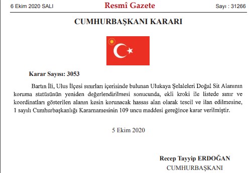 Cumhurbaşkanı Erdoğan İmzaladı: Bayburt, Gümüşhane, Bartın, Uşak, Yalova, Balıkesir ve Ankara İçin Kesin Korunacak Hassas Alan Kararı Çıktı!