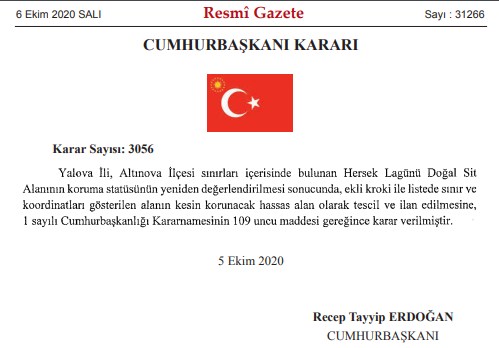 Cumhurbaşkanı Erdoğan İmzaladı: Bayburt, Gümüşhane, Bartın, Uşak, Yalova, Balıkesir ve Ankara İçin Kesin Korunacak Hassas Alan Kararı Çıktı!