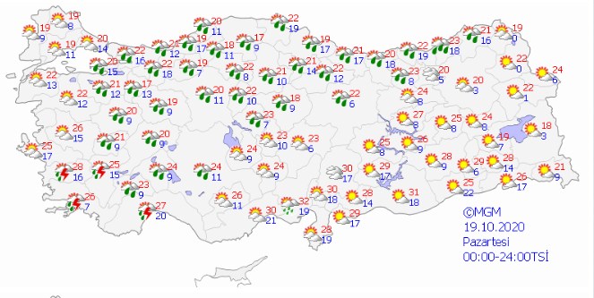 MGM Son Dakika Uyarısı Yaptı! Meteoroloji'den 10 İle Kuvvetli Sağanak Yağış Uyarısı Geldi