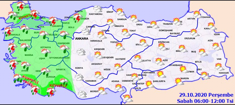 Meteoroloji Genel Müdürlüğü MGM Son Dakika Uyarısı: Dolu, Sağanak Yağış, Hortum ve Sel Bu İlleri Vuracak, Aman Dikkat!