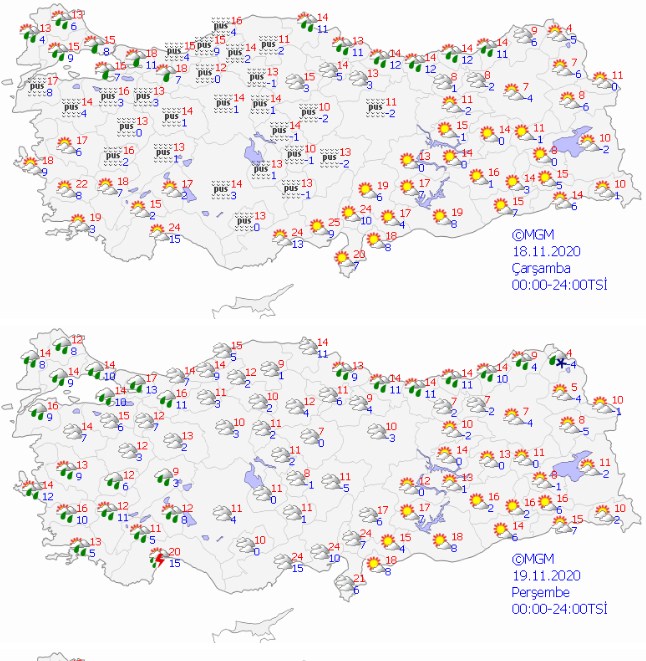 Son Dakika: Meteoroloji Genel Müdürlüğü Kuvvetli Yağış ve Rüzgar Uyarısı Yaptı!