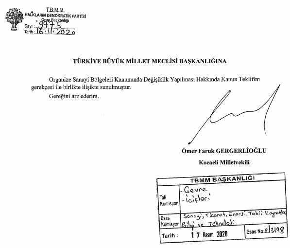 Kanun Teklifi Mecliste: OSB'ler Şehir Dışına Taşınacak Mı?