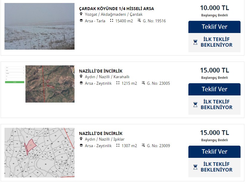 İş Bankası Satıyor! 10 Bin TL Arsa, 35 Bin TL Dükkan, 45 Bin TL Bahçe, 50 Bin Lira Daire Sahibi Olma Fırsatı