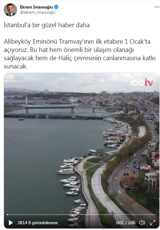 İstanbullulara Müjde! Eminönü Alibeyköy Tramvay Hattı Ne Zaman Açılıyor, Bitecek Açıklandı!