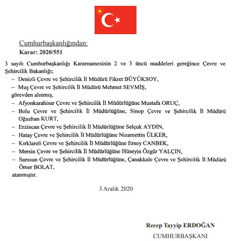 Cumhurbaşkanlığı Atama Kararnamesi Resmi Gazete'de Yayımlandı: Cumhurbaşkanı Erdoğan'dan 4 Bakanlık İçin Yeni Atama Kararları!