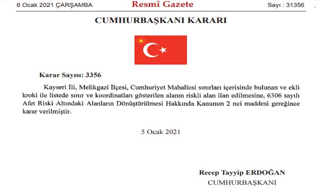 4 İl İçin Flaş Kentsel Dönüşüm Kararı Resmi Gazete İle Yayımlandı! Riskli Alan  İlan Edilen Yerler Hangileri?