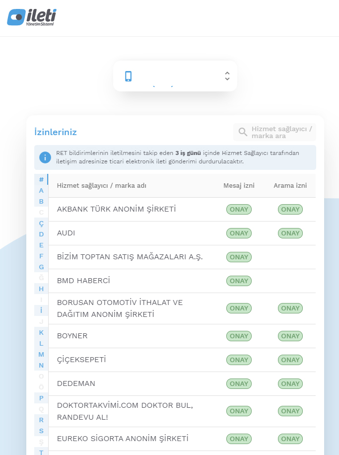 E-Devlet'ten Yeni Hizmet! İstemediğiniz SMS'leri Aramaları Engelleme Ekranı