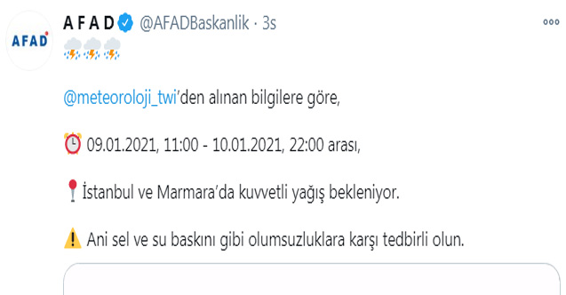 Meteoroloji Sağanak Yağış Haberi Vermişti, AFAD 9 İle Son Dakika Sel Uyarısı Yaptı!