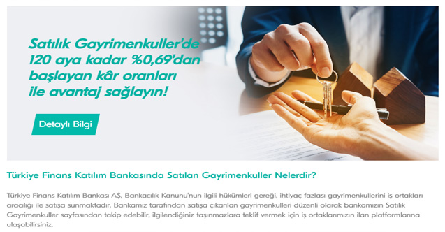 0.69 Konut Kredisi Destekli Bankalardan Satılık Daireler, Arsalar, Dükkan İlanları!