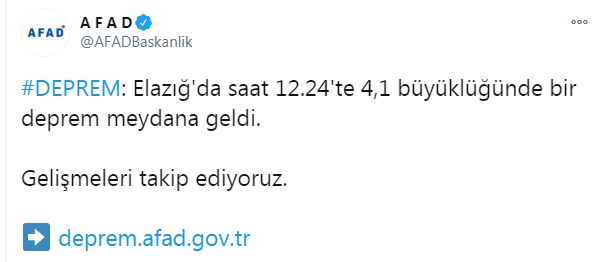 Son Dakika Üst Üste Şiddetli Deprem Haberleri! Elazığ, İzmir, Erzincan, Çanakkale