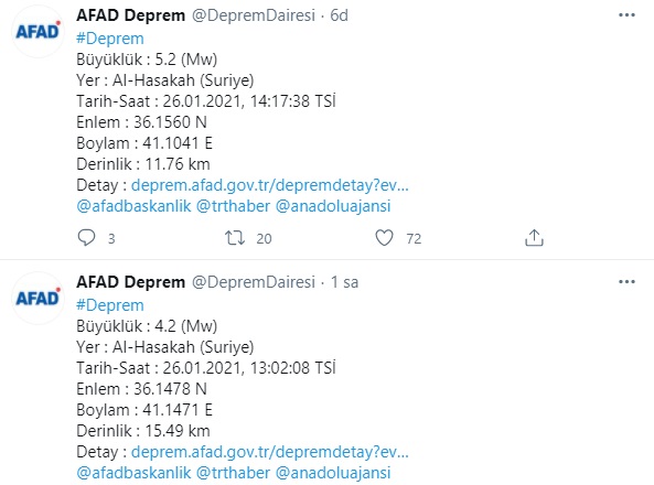 AFAD'dan Son Dakika Deprem Duyurusu! Diyarbakır, Batman Ve Mardin'de Hissedilen Korkutan Deprem!