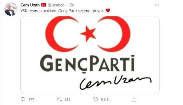 YSK Seçime Katılabilecek Partileri Açıkladı! Cem Uzan'dan Genç Parti İçin Açıklama Geldi!