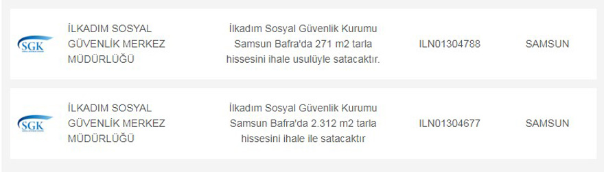 Hazineye Ait Tarım Arazileri, Bahçeler Satışa Çıkarıldı, Şehir Şehir Tüm Liste