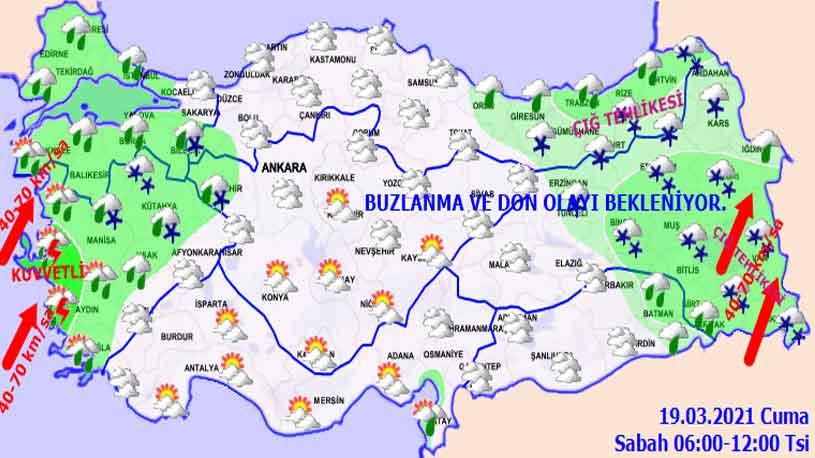 Meteoroloji İl İl Uyardı: Kar Yağışı ve Soğuk Hava Geri Dönüyor!