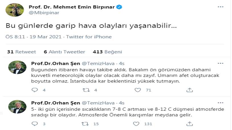 Bakan Yardımcısı Uyardı: Sıradışı Meteorolojik Olaylar, Garip Hava Olayları Yaşanabilir!