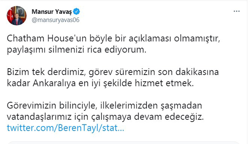 Mansur Yavaş'tan Üst Üste Cumhurbaşkanlığı Açıklaması! Son İddiada İngiliz Vurgusu