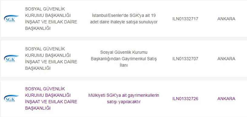 SGK Ucuza Ev Satıyor! 3+1 ve 4+1 Daireler 125 Bin TL'ye Satış Listesinde