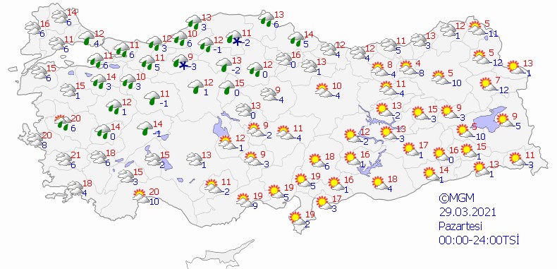 Meteoroloji'den Açıklama Yapılarak Sağanak Yağmur Ve Kar Yağışı Beklenen İller Duyuruldu!