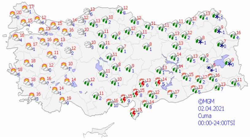 Meteorolojiden Çok Sayıda İle Son Dakika Kuvvetli Gök Gürültülü Sağanak Yağış Uyarısı!