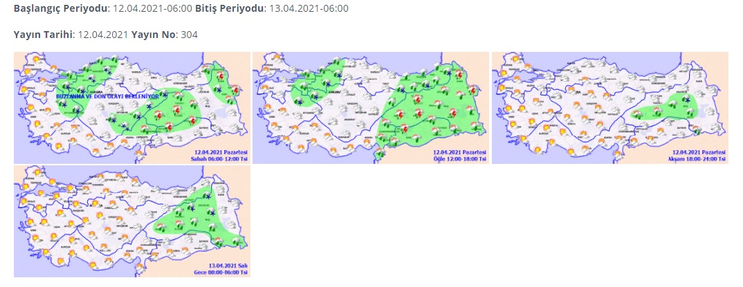 Yağmur, Sağanak, Kar! Meteoroloji Bugün Yağış Beklenen Bölgeleri Ve İlleri Açıkladı