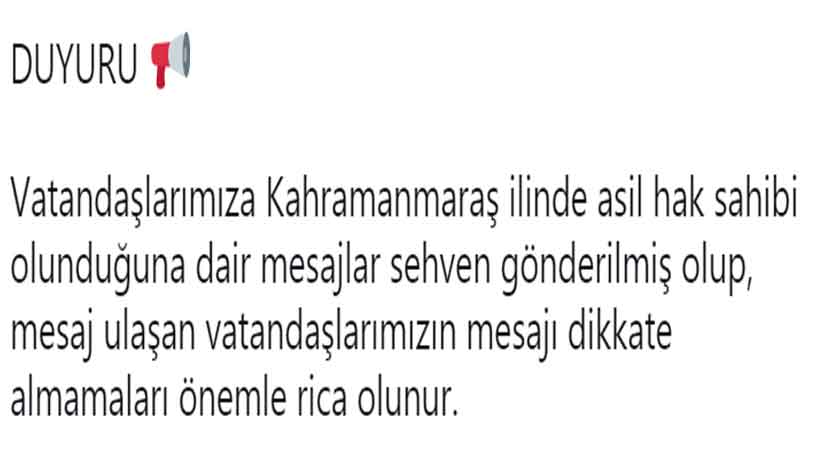 TOKİ'den Açıklama: Kahramanmaraş Dulkadiroğlu Kura Sonuçları Hatalı Gönderildi!