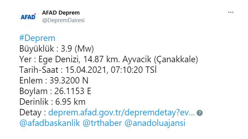 Ege Denizi Beşik Gibi! AFAD Açıkladı: Muğla, İzmir, Çanakkale Peş Peşe Depremlerle Sarsıldı